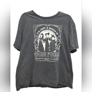 Disney Black Hocus Pocus Graphic Tee " It's Just a Bunch of Hocus Pocus" 2X